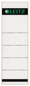 Leitz rugetiketten ft 6,1 x 19,1 cm, grijs