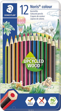Staedler colored pencils Noris Color, metal box 12 pieces
