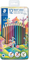 Staedler colored pencils Noris Color, metal box 12 pieces