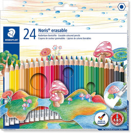 Staedtler colored pencil Noris Club erasable 24 pencils
