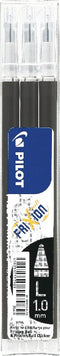 Pilot balpenvulling FriXion Ball/Clicker, zwart, etui van 3 stuks