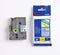 Brother TZe tape voor P-Touch 12 mm, zwart op blauw