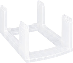 Really Useful Box section to raise tower with box or drawer, transparent