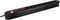 Perel socket with 8 sockets, switch and overvoltage protection, black, for the Netherlands