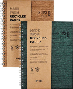 Brepols agenda Ecotiming, Kazar, assorted, 2024, spiral bound