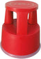 Q-CONNECT plastic red roller stool
