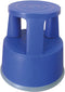 Q-CONNECT plastic roller stool blue