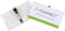 Q-CONNECT badge with crocodile clip 75 x 40 mm