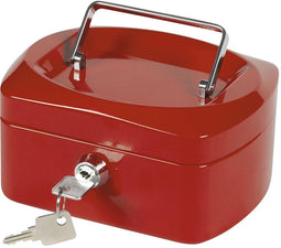 Q-CONNECT cash case, 155 x 120 x 75 mm, red