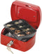 Q-CONNECT cash case, 155 x 120 x 75 mm, red