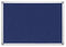 Q-CONNECT textile board with aluminum frame 60 x 45 cm blue