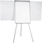 Q-CONNECT flipchart, magnetic, with 2 extendable paper holders, gray