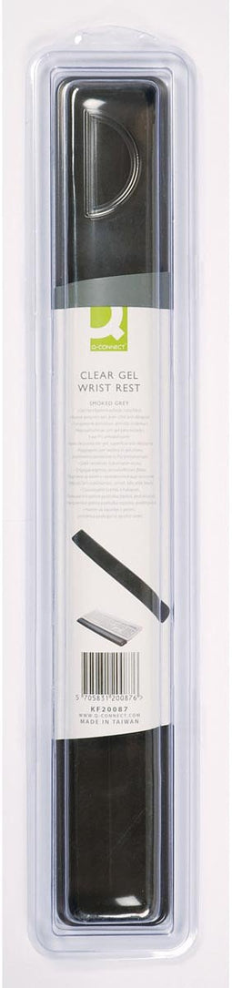 Q-CONNECT wrist support non-slip transparent black