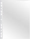Q-CONNECT perforated show bag A4 11-hole perforation crystal clear 80 micron pack of 50 pieces