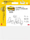 Post-it mini meeting chart, ft 45.7 cm x 38.1 cm, blank