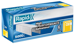 Rapid dunne nieten nr. 13/6, gegalvaniseerd, doos van 5000 stuks