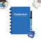 Correctbook A5 Original: erasable / reusable notebook, ruled, Earthy Blue (blue)