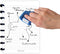 Correctbook A5 Original: erasable / reusable notebook, ruled, Earthy Blue (blue)