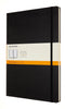 Moleskine notebook, ft A4, ruled, hard cover, 192 pages, black