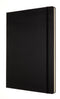 Moleskine notebook, ft A4, ruled, hard cover, 192 pages, black