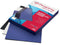 Pergamy omslagen, ft A4, karton glanzend, 250 micron, pak van 100 stuks, blauw