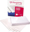 Pergamy thermal covers, 50 x 12 mm, 30 x 15 mm and 20 x 18 mm, pack of 100 pieces, white