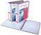 Pergamy customizable ring binder, ft A4, 2 pockets, 3 pockets, 4 D-rings of 25 mm, white