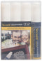 Securit chalk marker large white, case with 4 pieces