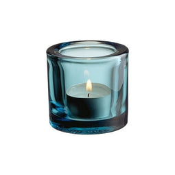 Iittala Kivi Tea light holder Sea blue
