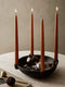 Ferm Living Candle Holder Bowl 27cm Black Ceramic