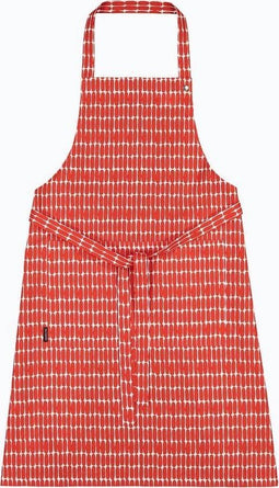 Marimekko Aku Apron Cotton Red
