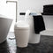 Koziol Del Waste Bin - M - 12 l - White