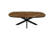 Coffee table Fishbone - 120x60x43 - Natural/black - Oak/metal