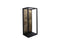 Wall box Fletcher - 25x18x55 - Gold/black - Iron/Aluminium/Mango wood