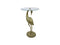 Side table - 29x26x66 - Gold/transparent - Metal/glass