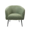 Armchair - 77x68x83 - Green/black - Teddy/bouclé/metal