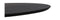 Oval table top - 120x70x3.8 - Black - Acacia wood