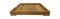Tray Aruba - 50x50x6cm - Natural - Teak