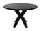 Round dining table - ø120x76 - black - Mango wood/metal
