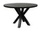 Round dining table - ø120x76 - black - Mango wood/metal