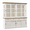 Sideboard Provence - 220x50x220 - White/natural - Pine/glass