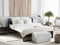 Beliani GIULIA - Double bed - Dark - 140 x 200 cm - Pine wood