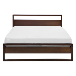 Beliani GIULIA - Double bed - Dark - 140 x 200 cm - Pine wood