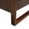 Beliani GIULIA - Double bed - Dark - 140 x 200 cm - Pine wood
