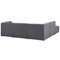 Beliani LEMVIG - Corner sofa with 4-seater ottoman - Gray - Right side - 250 cm - Corduroy