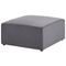 Beliani LEMVIG - Corner sofa with ottoman - Gray - Left side - 250 cm - Corduroy