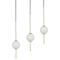 Beliani SHANNON - Hanging lamp - Gold - Metal