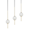 Beliani SHANNON - Hanging lamp - Gold - Metal