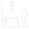 Beliani SHANNON - Hanging lamp - Gold - Metal