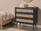 Beliani OPOCO - Chest of drawers - Black - Rattan